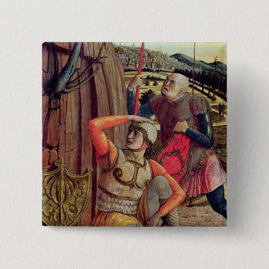 Het herstel vierkante button 5,1 cm (Voorkant)