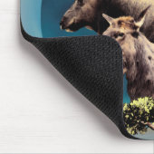 Het hert en de hind muismat (Hoek)