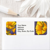 Het het Adres Etiket van de Terugkeer van de bloem (Insitu)