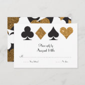 Het het antwoord faux goud van het Huwelijk van (Voorkant / Achterkant)