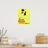 Het het boekmerk van A zou beter WPA zijn Poster (Keuken)