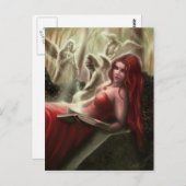 Het het Huilen Briefkaart van Engelen (Voorkant / Achterkant)