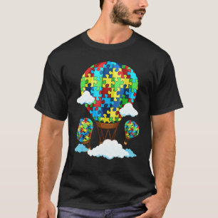 Het-hete-luchtballon-autisme-bewustzijn-weetje-har T-shirt