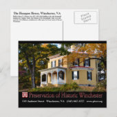 Het Hexagon House in Herfst Foliage Briefkaart (Voorkant / Achterkant)