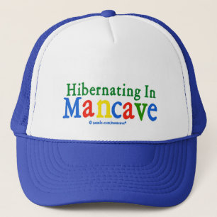 Het hiberneren in Mancave Trucker Pet