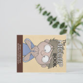 Het Hiccup-boek - briefkaart (Staand voorkant)