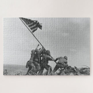 Het hijsen van de vlag op Iwo Jima Legpuzzel