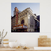 Het hisorische Poster in Chicago Theater (Keuken)