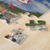 Het historische binnenhavengebied van Bergen met v Legpuzzel (Zijkant)