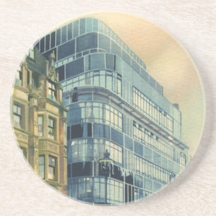 Het historische Daily Express Building aan Fleet S Zandsteen Onderzetter