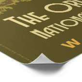 Het historische spoor van Oregon Poster (Hoek)