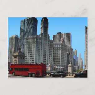 Het historische Wrigley-gebouw Briefkaart