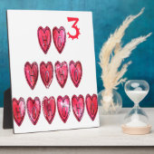 Het Ho Ho Hearts Collectie. Fotoplaat (Zijkant)