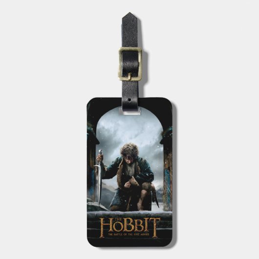Het Hobbit - BILBO BAGGINS™ Movie Poster Bagagelabel (Voorkant verticaal)