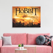 Het Hobbit: DE BATTLE VAN VIJF ARMIES™ Logo Canvas Afdruk (Insitu (Woonkamer))