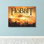 Het Hobbit: DE BATTLE VAN VIJF ARMIES™ Logo Canvas Afdruk (Insitu (Houten vloer))