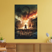 Het Hobbit - Laketown Movie Poster Canvas Afdruk (Insitu (Woonkamer))