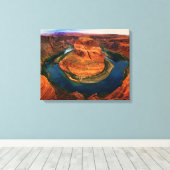 Het Hoefijzer Bend (Canvas) Canvas Afdruk (Insitu (Houten vloer))