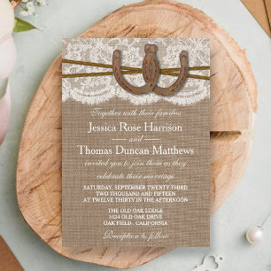 Het Hoefijzer Rustic Wedding Collectie Kaart
