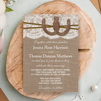 Het Hoefijzer Rustic Wedding Collectie Kaart