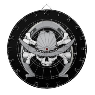 Het Hoefijzer van de Schedel van de cowboy Dartbord