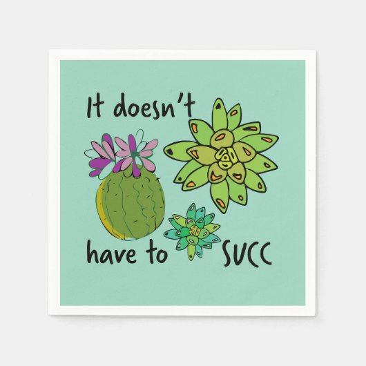 Het hoeft niet zo te zijn servet (Voorkant)