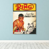 Het Hoesje 2 van het Tijdschrift van de Ring Canvas Afdruk (Insitu (Houten vloer))