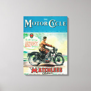 Het Hoesje Motor Cycle Magazine Canvas Afdruk
