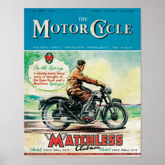 Het Hoesje Motor Cycle Magazine Poster (Voorkant)