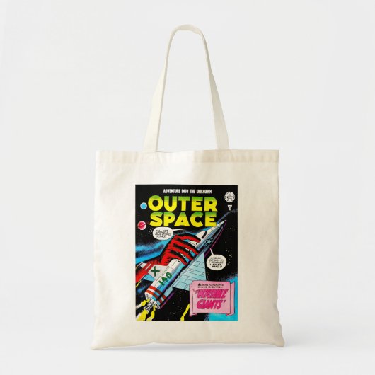 Het Hoesje T- van de de ruimterek van het avontuur Tote Bag (Voorkant)