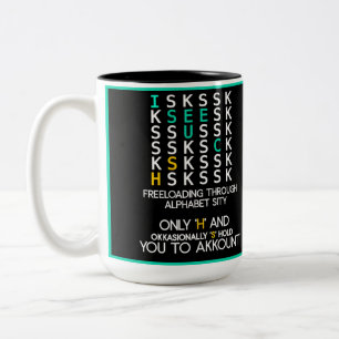 Het Hoesje tegen C: Grappige Alfabet Mok