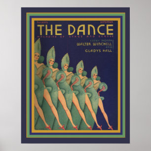 Het Hoesje van het tijdschrift Dance - Art Deco Po Poster