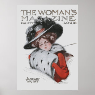 Het Hoesje van het tijdschrift Woman Poster