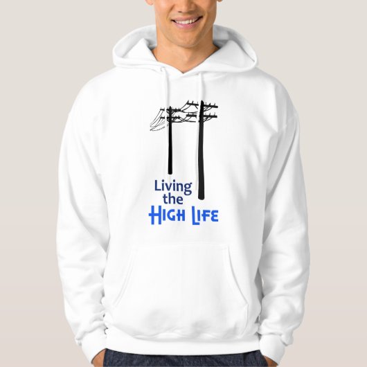 Het hoge leven hoodie (Voorkant)