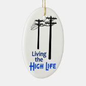 Het hoge leven keramisch ornament (Rechts)