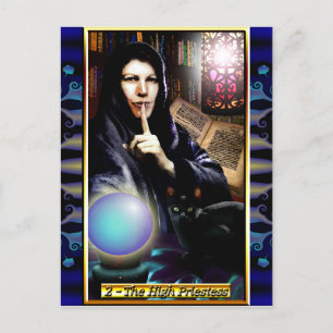 Het hoge Priestess van het Tarot Banx Briefkaart