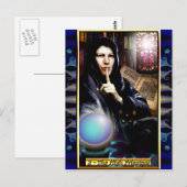Het hoge Priestess van het Tarot Banx Briefkaart (Voorkant / Achterkant)