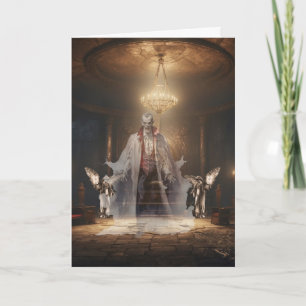 Het hol van de graaf Halloween Feestdagen Kaart