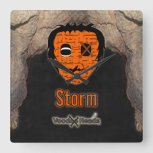 Het Hol van de Hoofden ~ van het voodoo Vierkante Klok