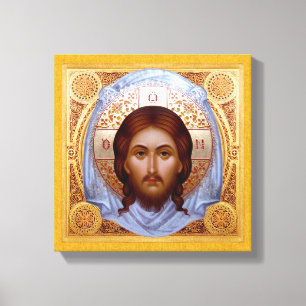 HET HOLY MANDYLION-Icon op Stretched Canvas Afdruk
