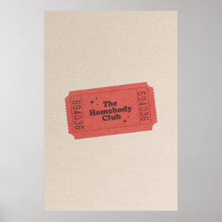 Het Homebody Club Poster