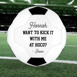 Het Homecoming Voorstel of Prom- Voorstel Ideeën Voetbal