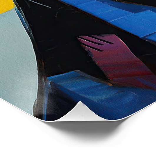 Het hondenportret 005 van Doberman - Sable Gabriel Perfect Poster (Hoek)