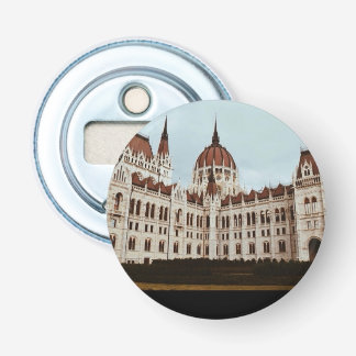 Het Hongaarse Parlement, Boedapest, Hongarije Button Flesopener