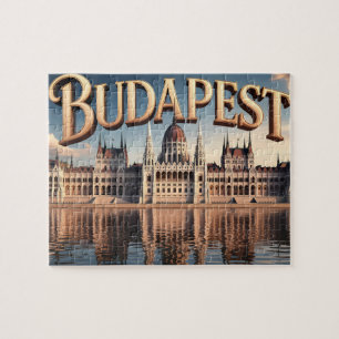 Het Hongaarse parlementsgebouw in Boedapest Legpuzzel