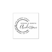 Het hoofd & de hand-getrokken Lijnen het Nieuwe Ad Rubberstempel (Afrduk)