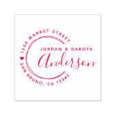 Het hoofd & de hand-getrokken Lijnen het Nieuwe Ad Zelfinktende Stempel (Design)