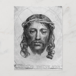 Het hoofd van Christus, 1735 Briefkaart
