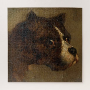Het hoofd van een buldog (door Théodore Géricault) Legpuzzel