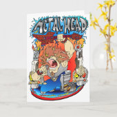 Het Hoofd van het metaal Kaart (Gele Bloem)